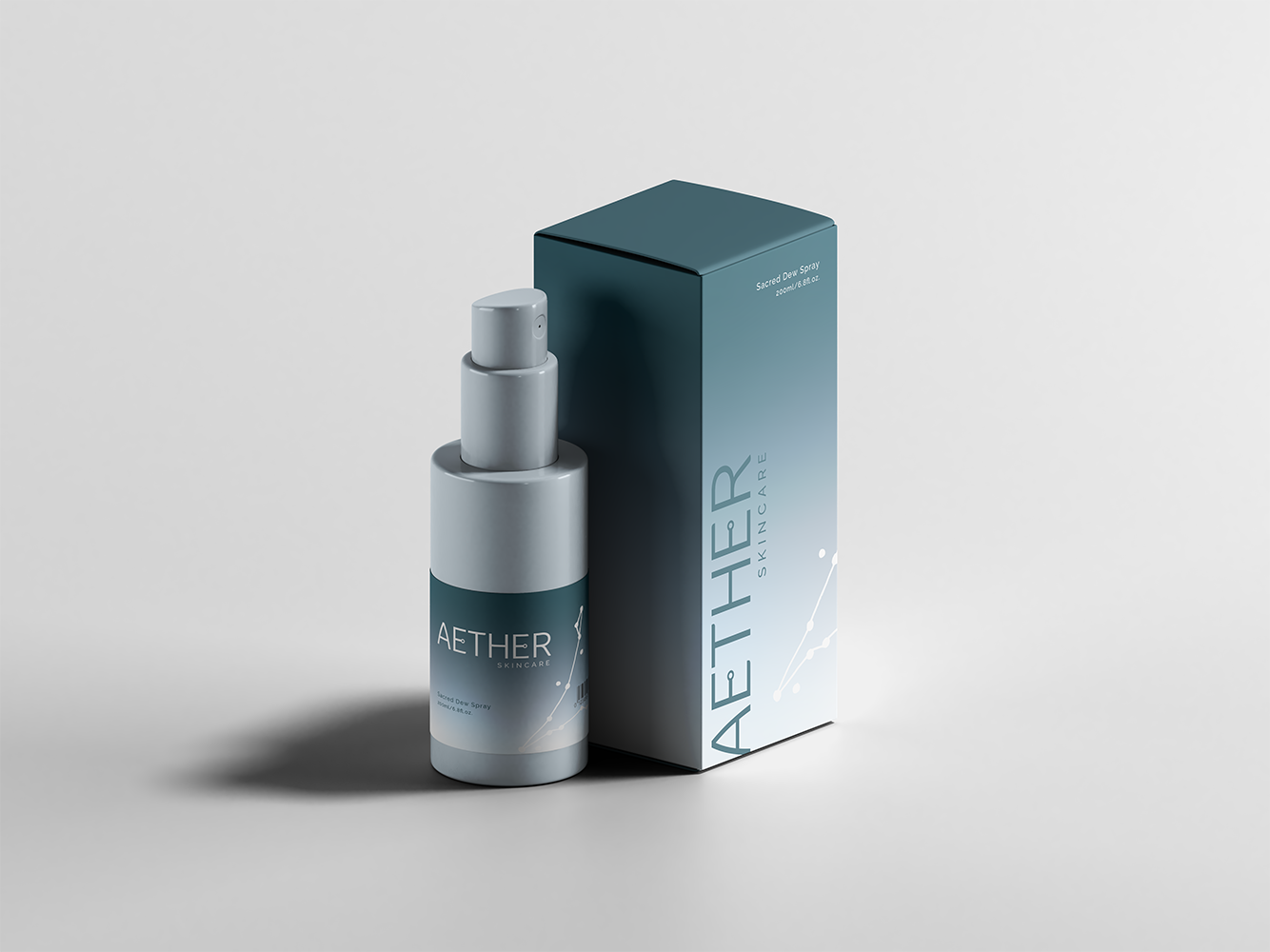 spray bottle mockup copy Vesta business card mockup